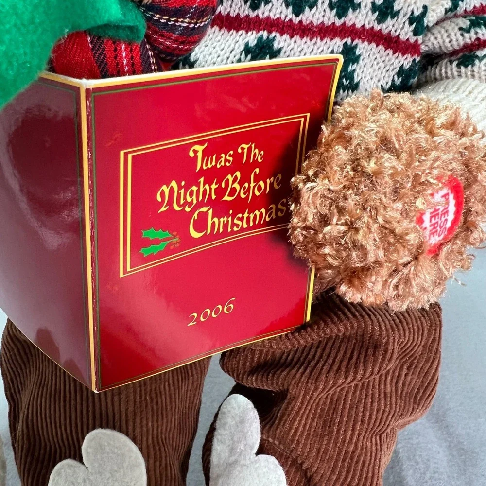 Avon Animated Storytelling Bear Twas The Night Before Christmas 2006 Holiday